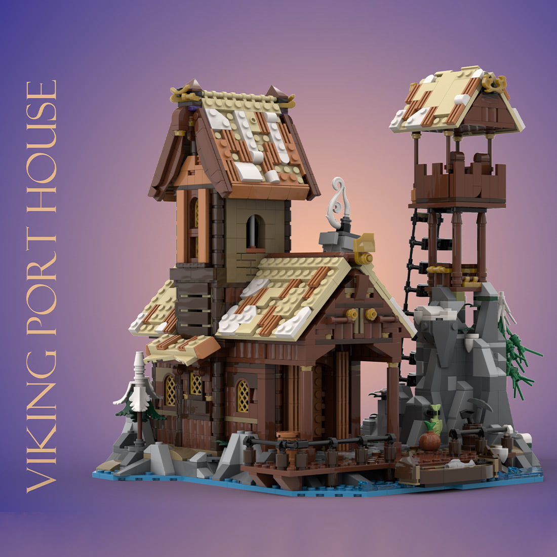 MOC-185525 Viking Port House Building Blocks