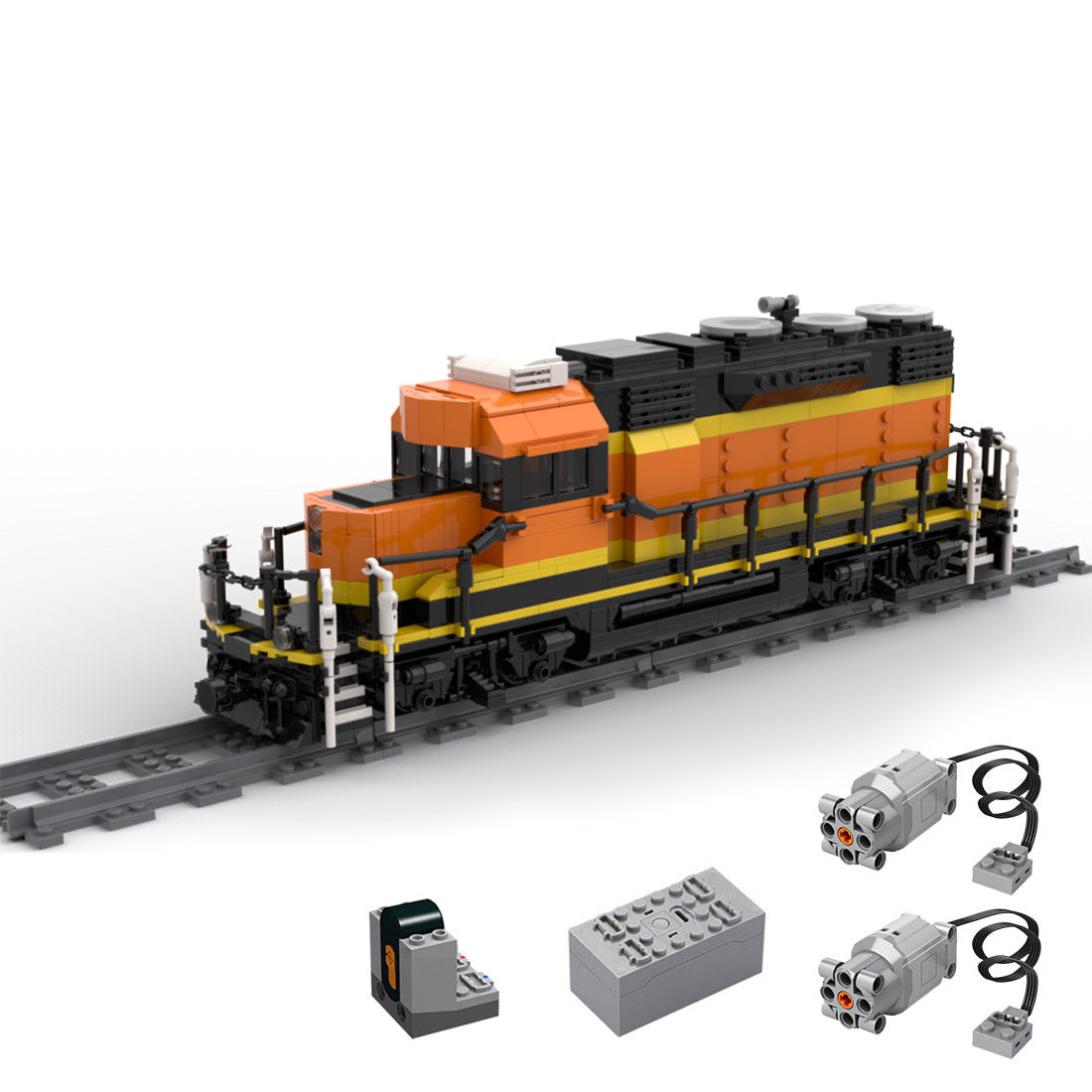 MOC-66357 SD28P Locomotive Building Blocks