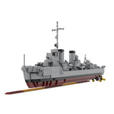 MOC-253356 1:200 Scale IJN Yukikaze-class Destroyer Building Blocks