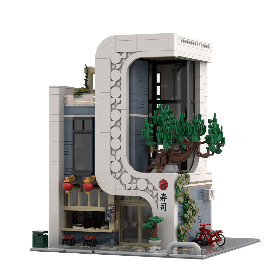 MOC-237866 Japanese Sushi Restaurant Building Blocks