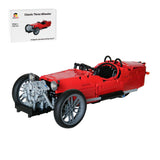 MOC-0035 Morgan Three Wheeler 1:10 Scale Vintage Sports Car Building Blocks
