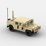 Desert HUMVEE 6 Modern Military Vehicle Building Blocks