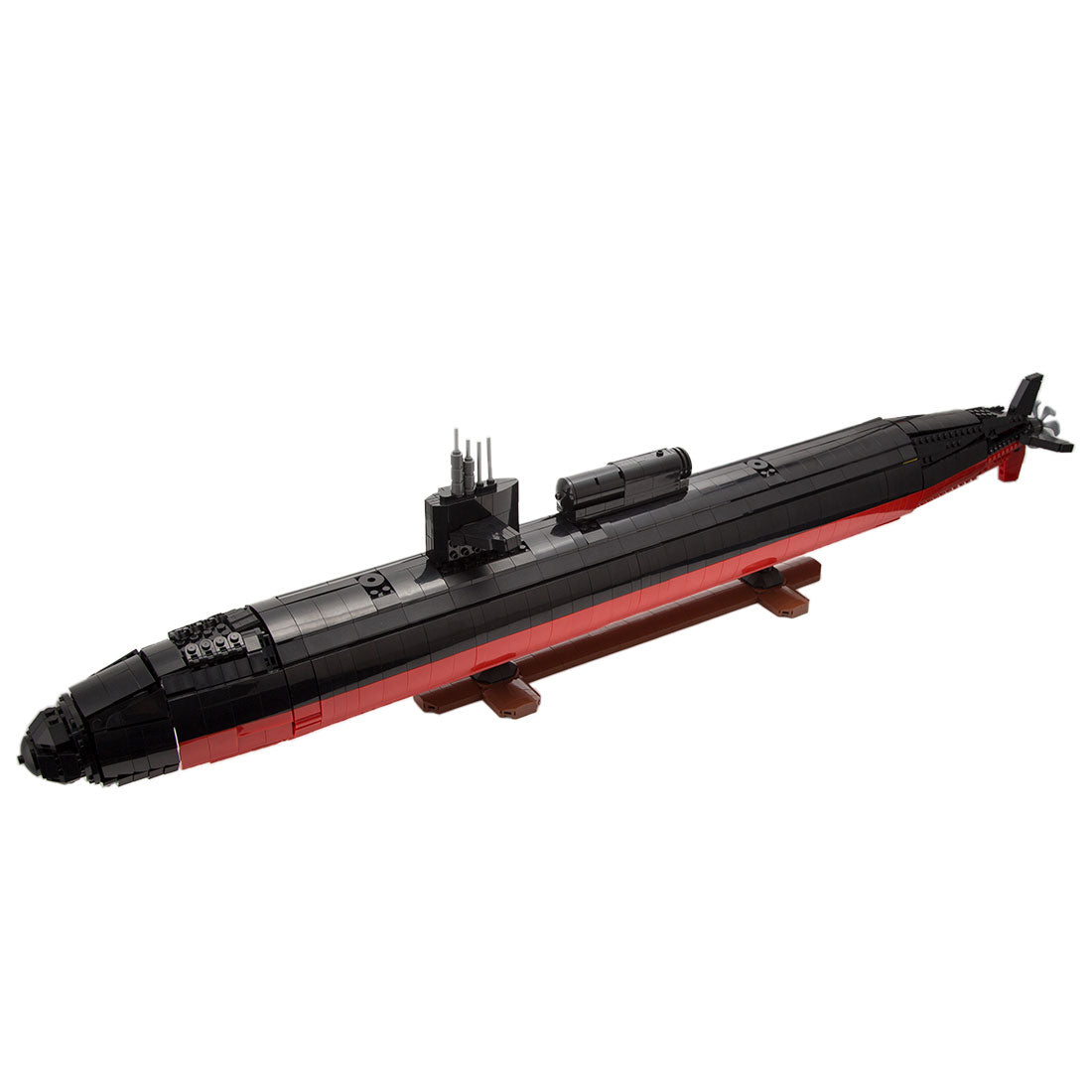 Mocsage 1/125 UCC Los Angeles-class Military Nuclear Submarine Model Building Blocks