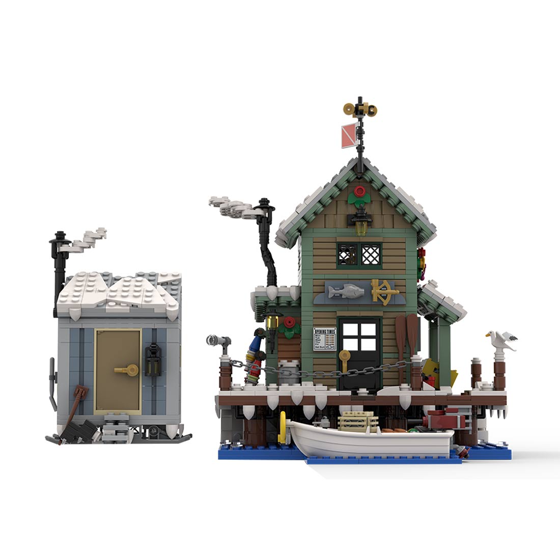 Winter Fish and Supply Building Blocks