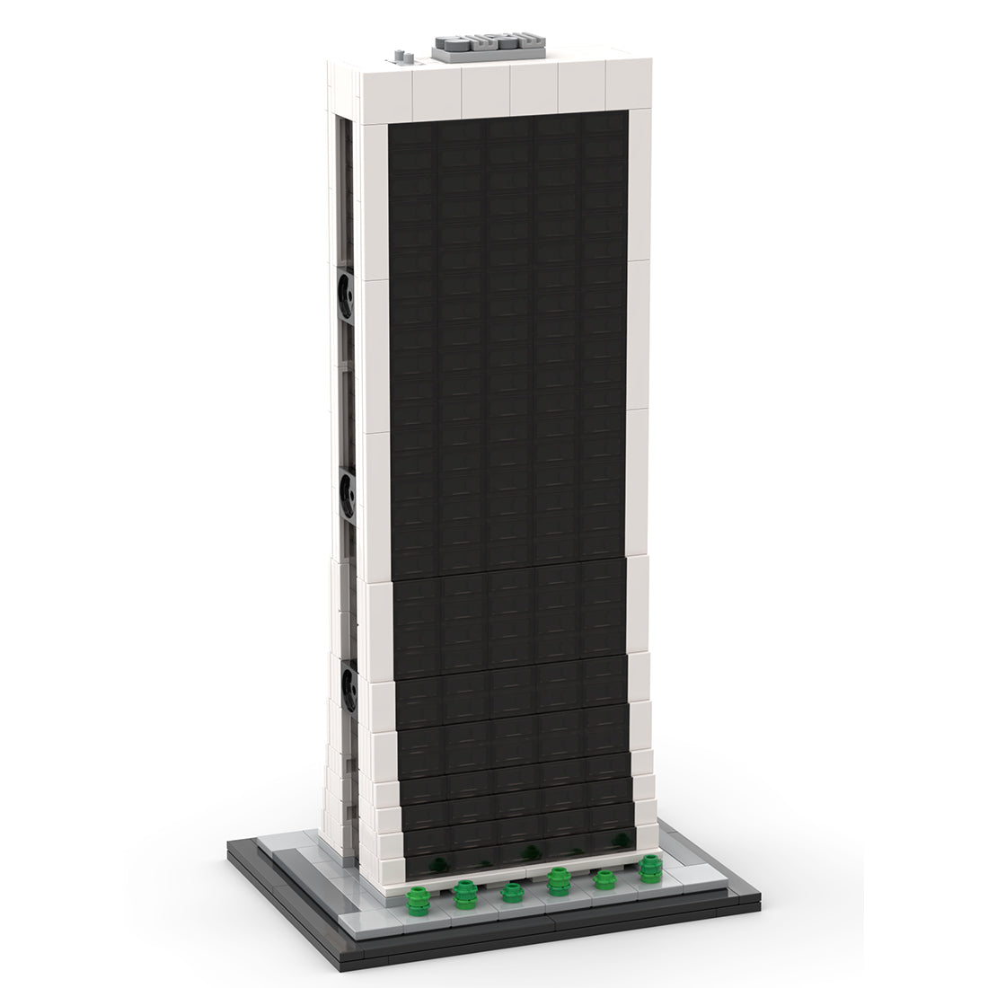 MOC- 174824 9 West 57th Street - 1/800 Scale Building Blocks