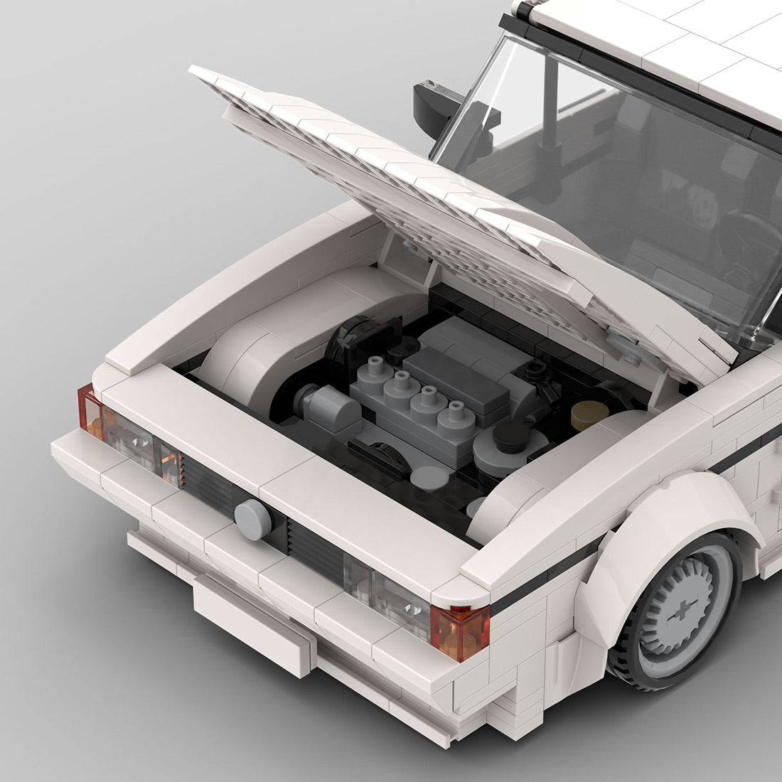 MOC-172054 VW Scirocco GL/GTX White Building Blocks