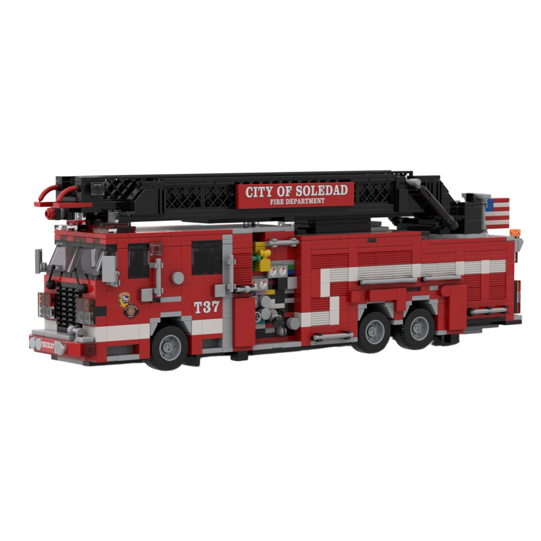 MOC-264720 2024 Smeal-Spartan Gladiator RMA Quint Soledad Truck 37 Building Blocks