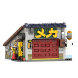 MOC-265598 Japan Backstreet Garage Building Blocks
