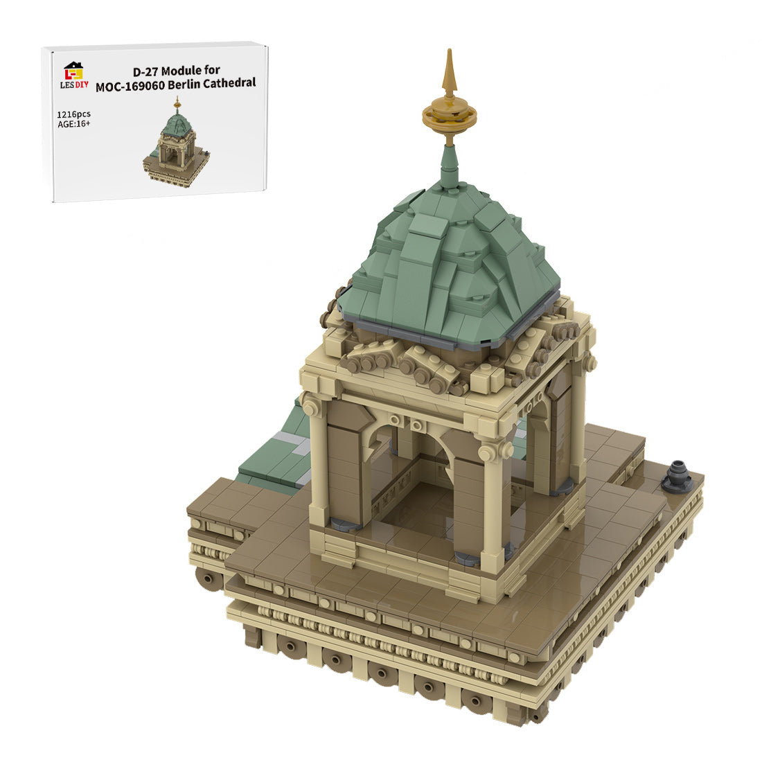 D-27 Module for MOC-169060 Berlin Cathedral Building Blocks
