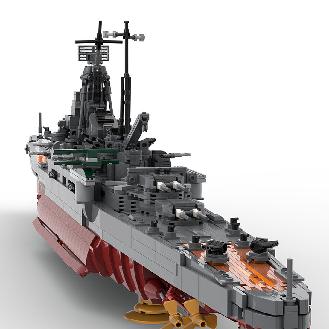 1:200 Scale IJN Maya Takao-Class Heavy Cruiser Building Blocks