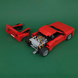 Italian Racing Sports Car Building Block (gobricks/red)