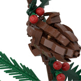 Christmas Branch Potted Arrangement Model Assembly Toy Building Blocks - LesDiy - 