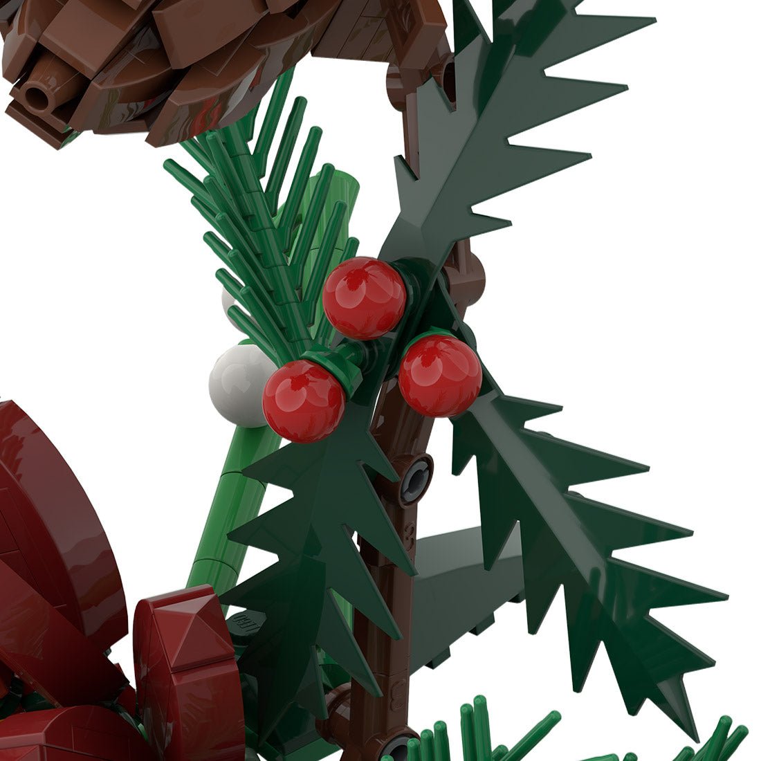 Christmas Branch Potted Arrangement Model Assembly Toy Building Blocks - LesDiy - 