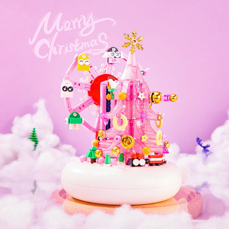 Christmas Ferris Wheel Spinning Music Box - LesDiy - 