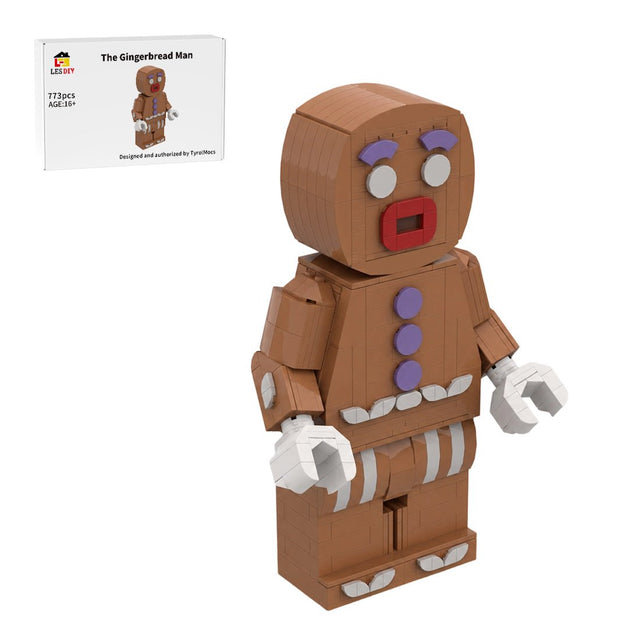 Christmas Gingerbread Man Building Blocks-LesDiy-Building Blocks-