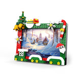 Christmas Photo Frame Model Assembly Toy Building Blocks - LesDiy - 