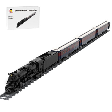 Christmas Polar Locomotive Building Blocks - LesDiy - Locomotive