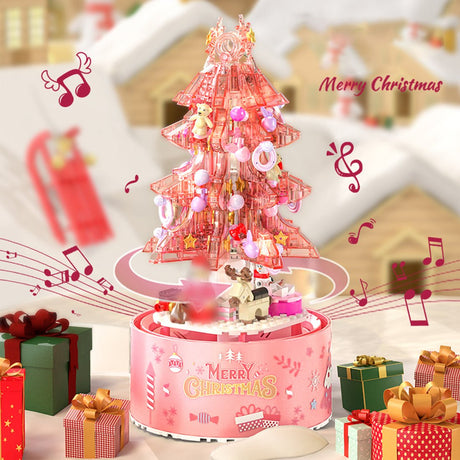 Christmas Spinning Music Box with Light - LesDiy - 