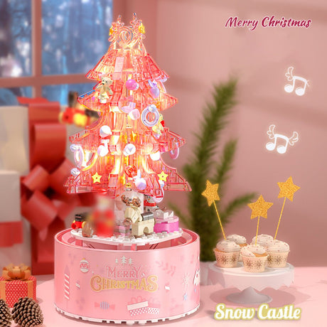 Christmas Spinning Music Box with Light - LesDiy - 