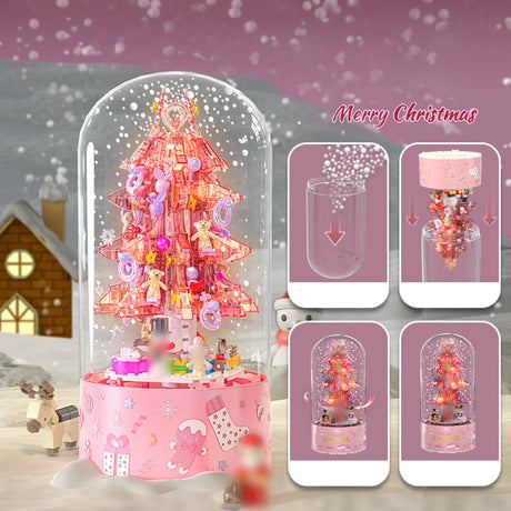 Christmas Spinning Music Box with Light - LesDiy - 
