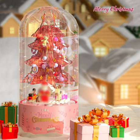 Christmas Spinning Music Box with Light - LesDiy - 