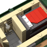 Classic European Canal Houseboat MOC Building Blocks-LesDiy-Building Blocks-