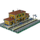 Classic Italian Train Station Building Blocks-LesDiy-Building Blocks-