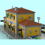 Classic Italian Train Station Building Blocks-LesDiy-Building Blocks-
