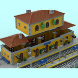 Classic Italian Train Station Building Blocks-LesDiy-Building Blocks-