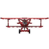 Classic Red Biplane Building Blocks-LesDiy - 