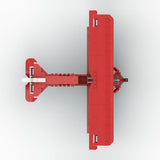 Classic Red Biplane Building Blocks-LesDiy - 