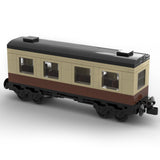 Classic Retro Train Model MOC Building Blocks - LesDiy - Locomotive
