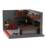 Classic Sports Car Garage Building Blocks-LesDiy - 