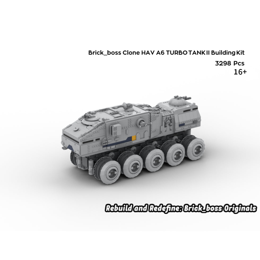 Clone HAV A6 TURBO TANK Building Blocks - LesDiy - 