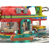 Space Helmet Roadside Diner Building Blocks