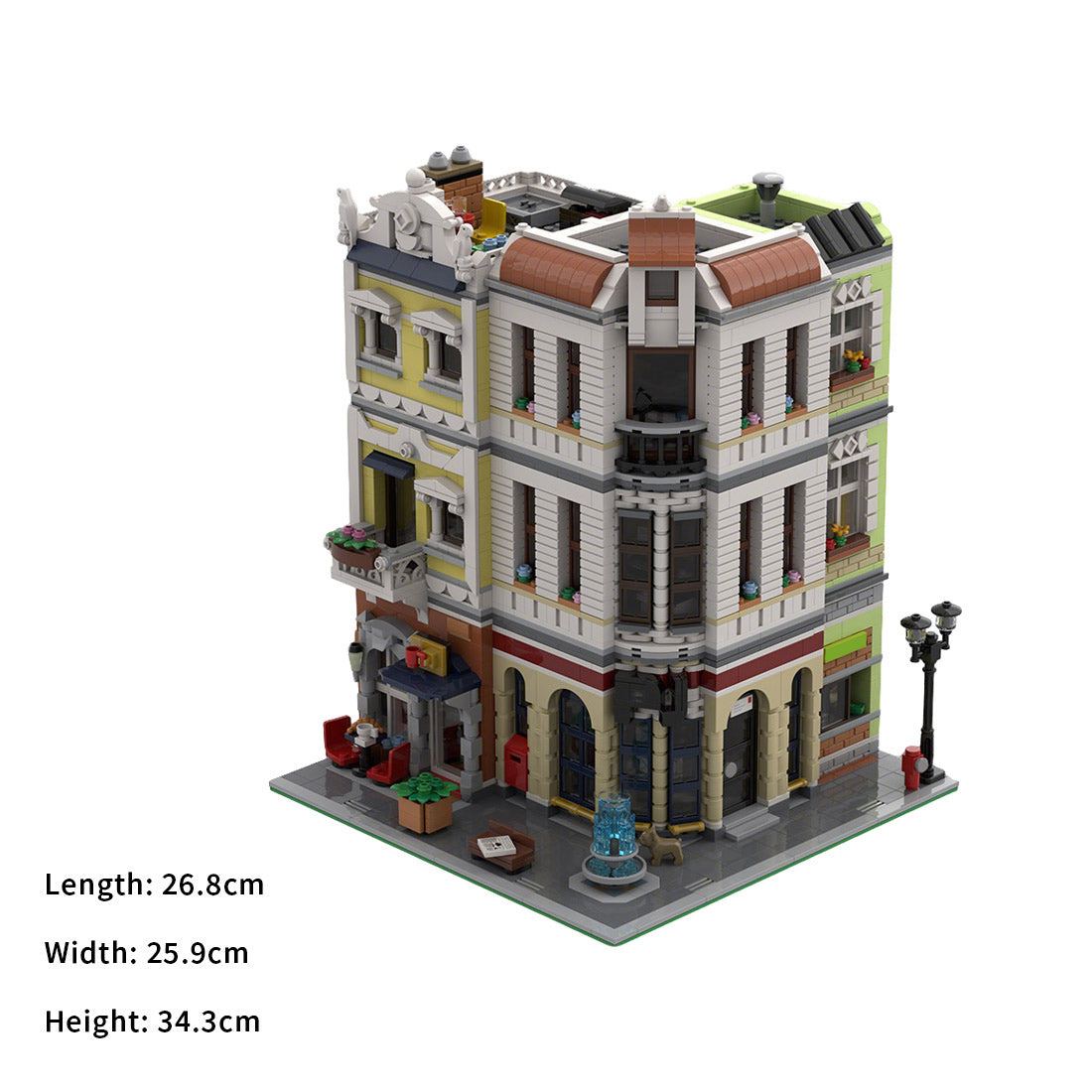 MOC-234260 Post office on the corner Building Blocks