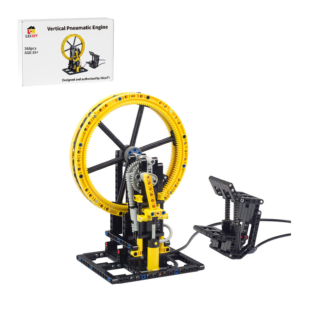 MOC-57096 Vertical Pneumatic Engine Building Blocks
