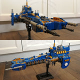 Emperor Incarnatus Airship Assembly Model Building Blocks