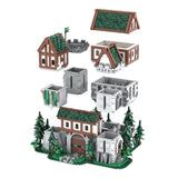 MOC-241818 Green Dragon Knights’ Castle Building Blocks