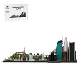 Street Scene MOC Los Angeles City Skyline Building Blocks