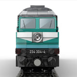 MOC-127413 BR 234 304-4 1:43 Scale Heavy Diesel Locomotive Building Blocks