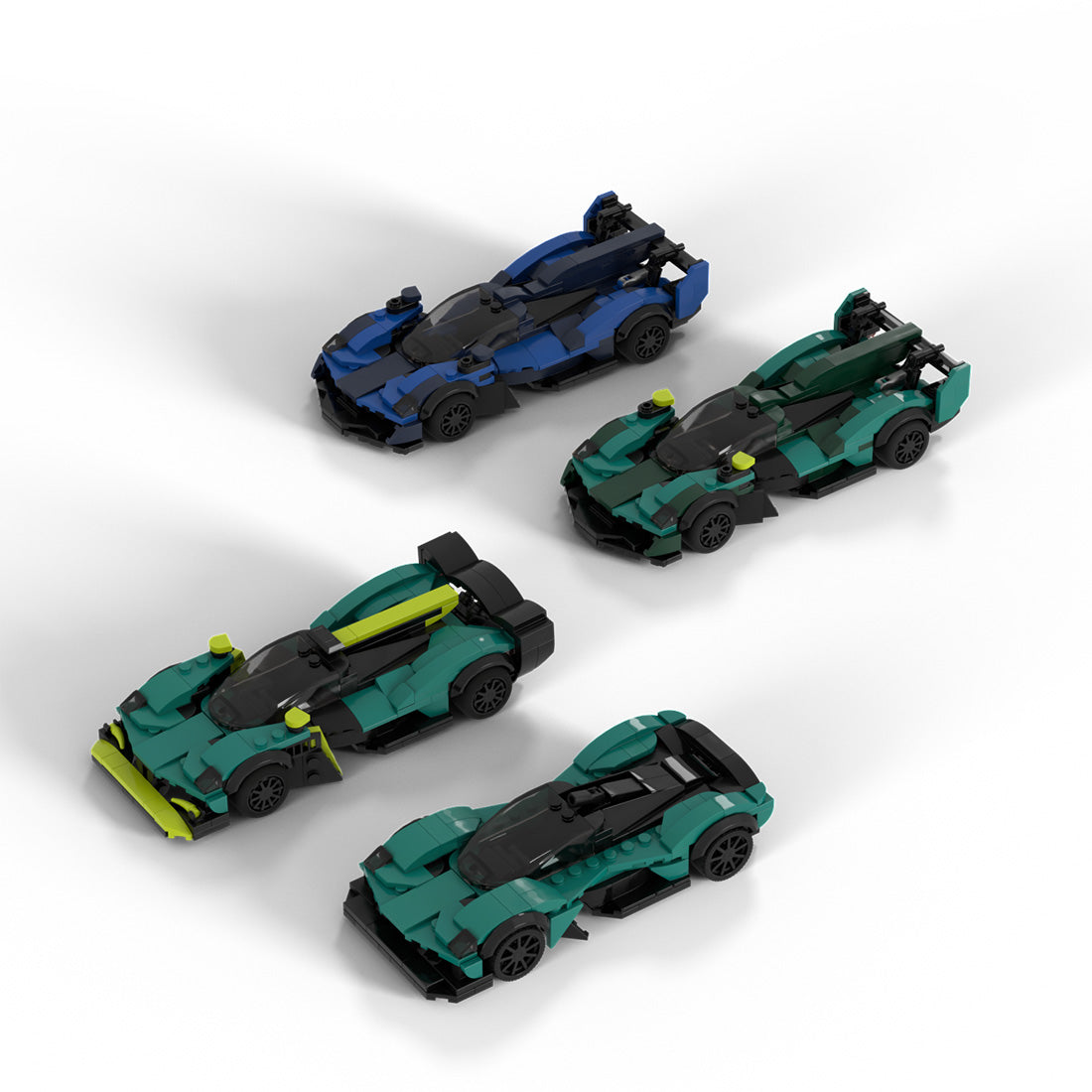 MOC-265825 Aston Martin Valkyrie 4-in-1 Building Blocks
