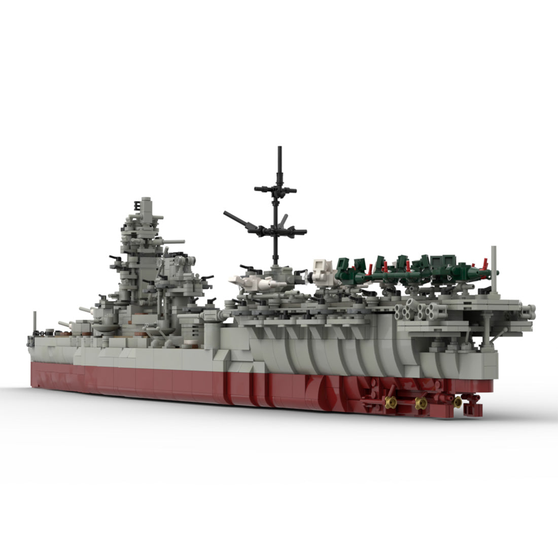 IJN Ise WWII Aviation Battleship Building Blocks