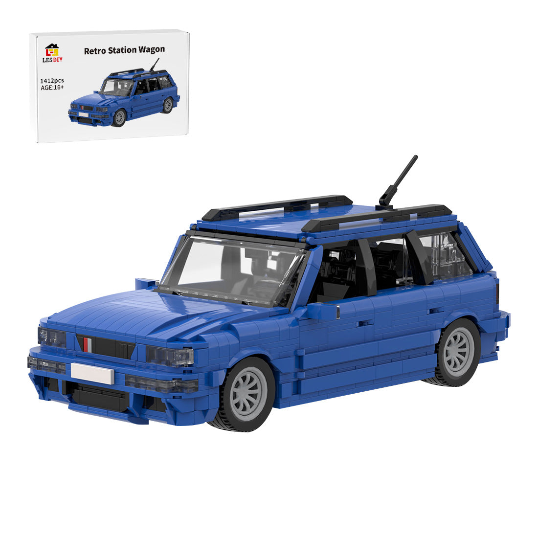 MOC-159092 Audi RS2 Blue Building Blocks