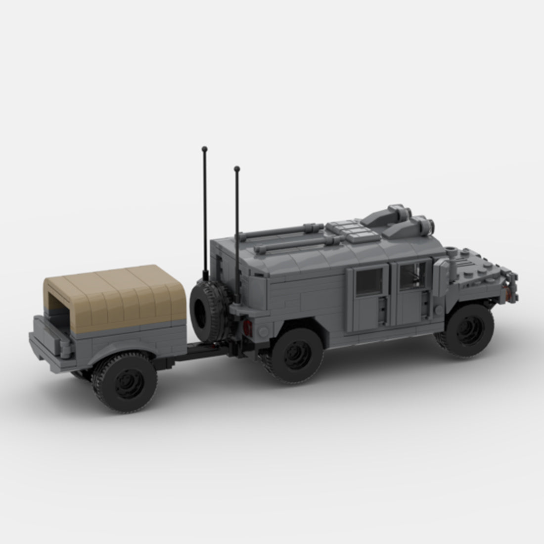 Urban HUMVEE 7 Modern Military Vehicle Building Blocks