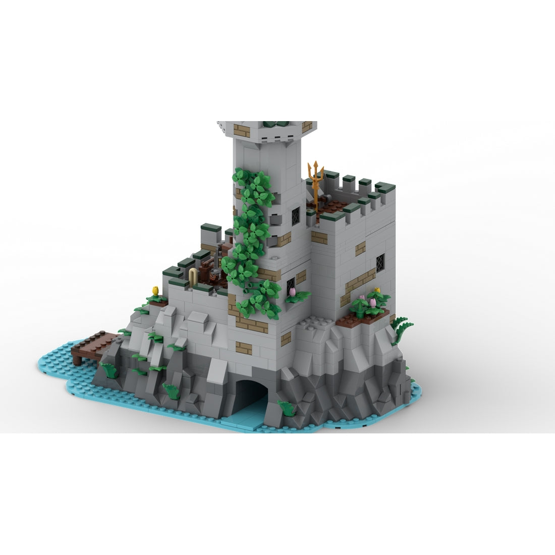 MOC-243062 Kraken Prison Island Outpost Medieval Building Blocks