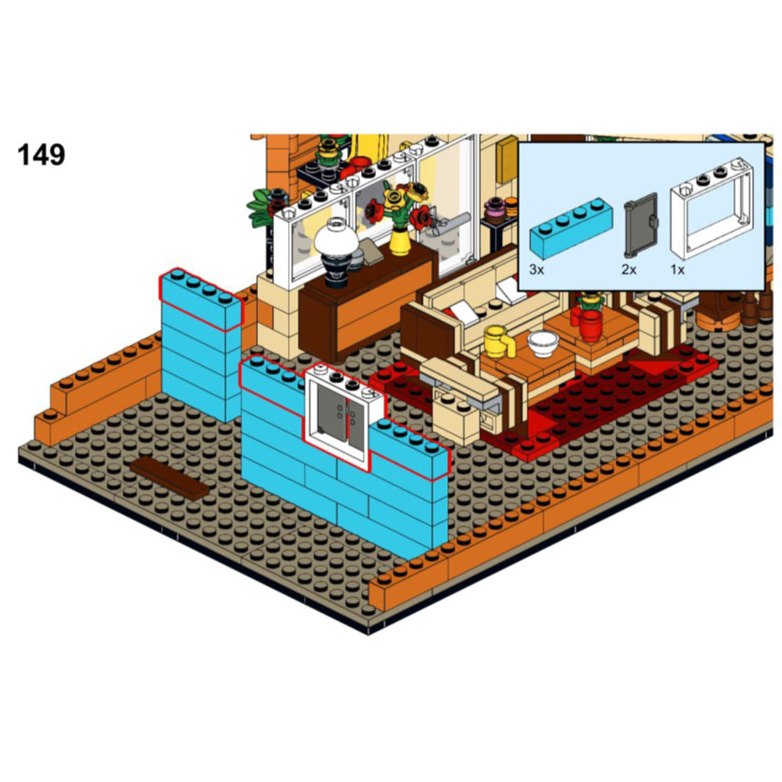 MOC-98838 SitComplex - The Jeffersons Part11 Building Blocks