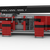 MOC-254378 Pierce Arrow XT Tiller Fire Truck Building Blocks