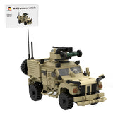 MOC Armored Vehicle M-ATV Military Building Block
