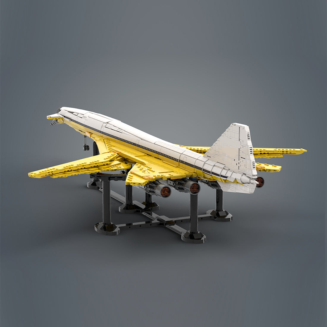 B2707-200 SST Supersonic Passenger Aircraft Building Blocks